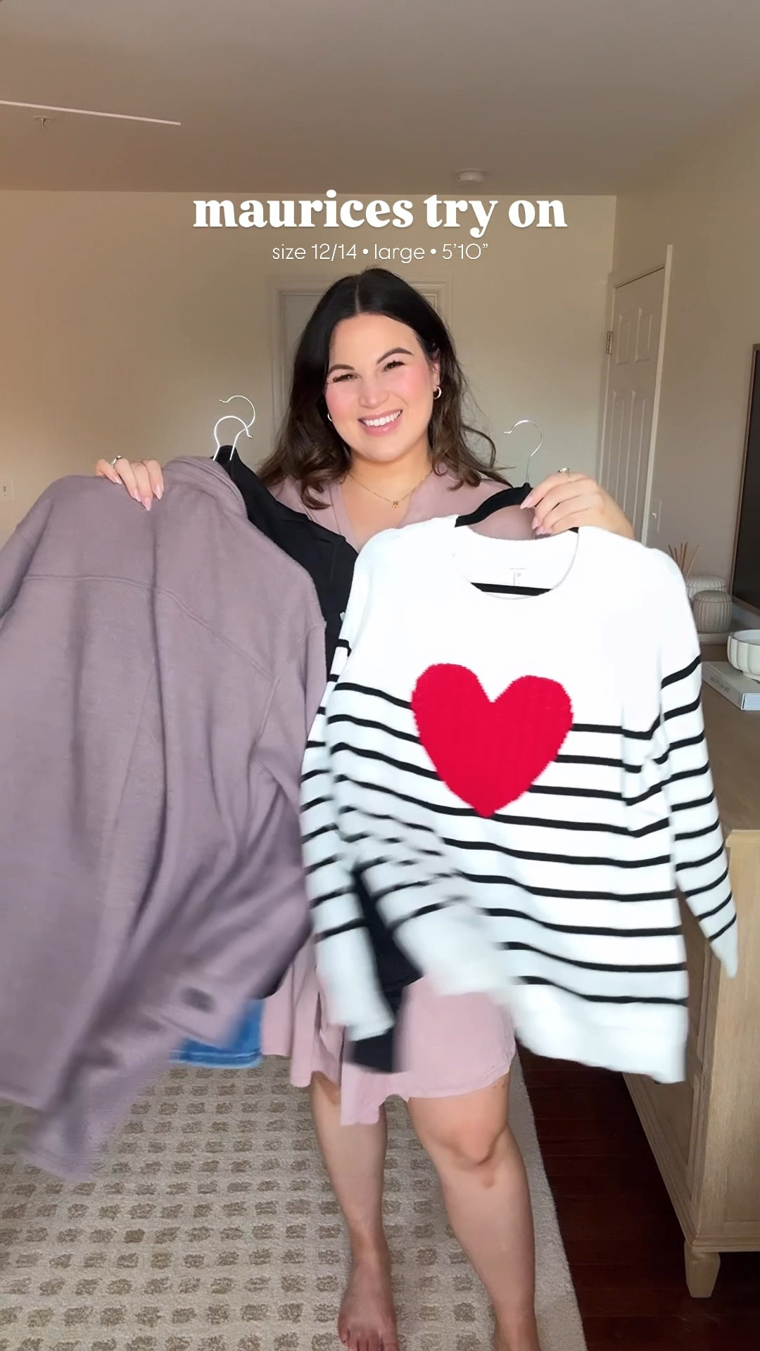 Midsize Valentine’s Day outfits from Maurice’s! 

Stripe sweater - large 
Jeans - 31 

Heart sweatshirt - large 
Blue jeans - 31 long 

Leggings - large long 
Fleece - large 
White tank - xl 

Midsize, midsize fashion, midsize outfit, Valentine’s Day, Valentine’s Day outfit, Valentine’s Day fashion, Valentine’s Day style, valentines, valentines outfit, maurices, tall woman style 


#LTKSeasonal #LTKWatchNow #LTKMidsize