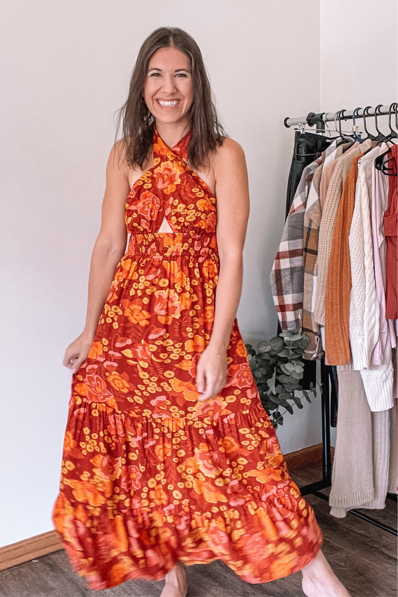 Amazon fashion fall wedding guest dress, wearing small

Fall dress, fall dresses
Maxi dress
Fall outfits
Amazon finds 
Amazon style 

#LTKunder50 #LTKSeasonal #LTKwedding