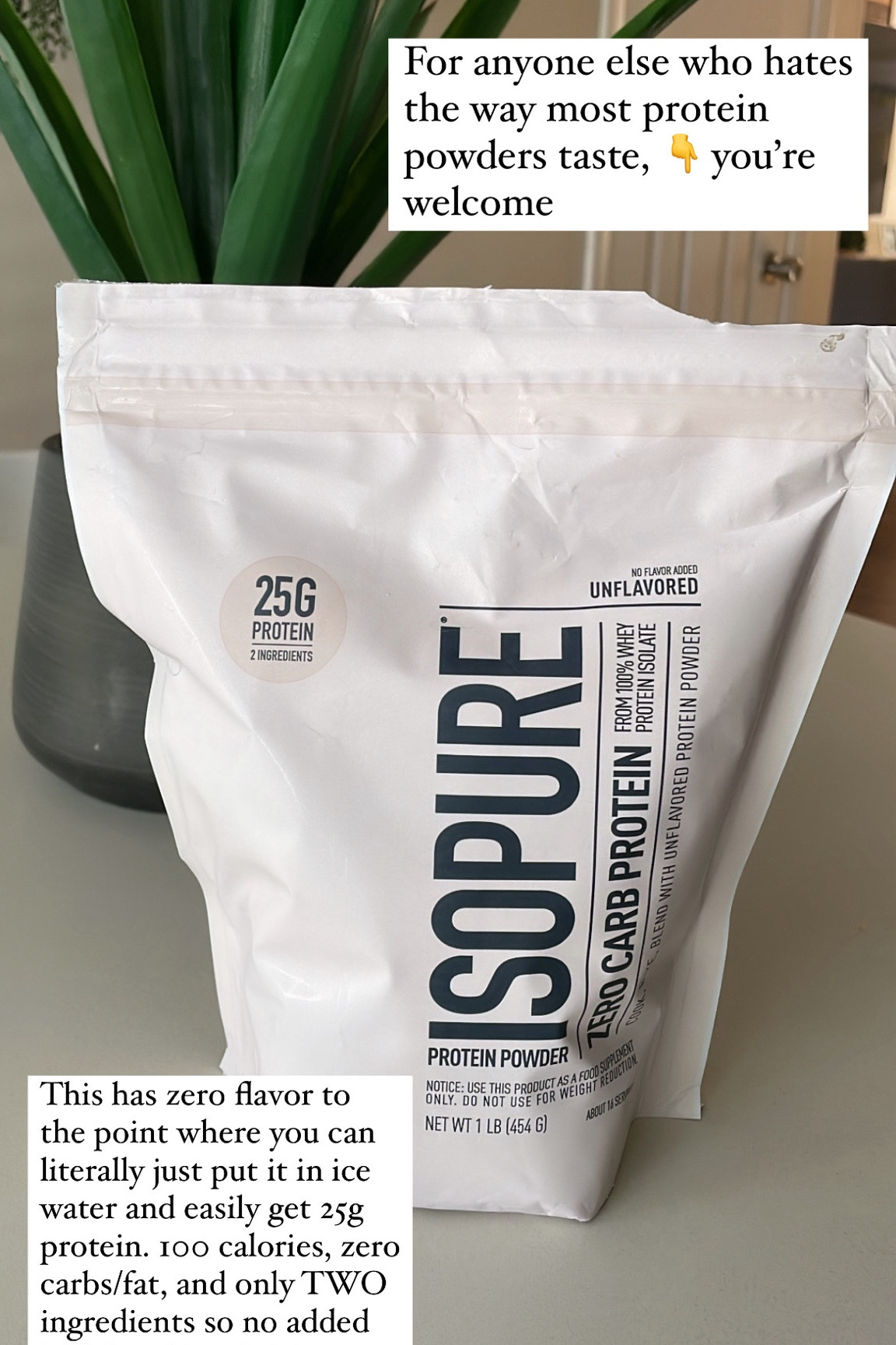 Zero flavor whey protein (25g)  ✨

#LTKFitness #LTKFindsUnder50 #LTKActive