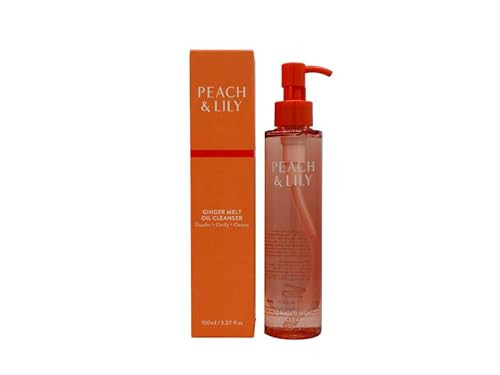 Peach & Lily Ginger Melt Oil Cleanser, Modern, Vegan, Gluten-free, and Cruelty-Free, All Skin Types, Melt and remove all makeup, SPF, excess oil and impurities – within seconds, 5.07 fl.oz. | Amazon (US)