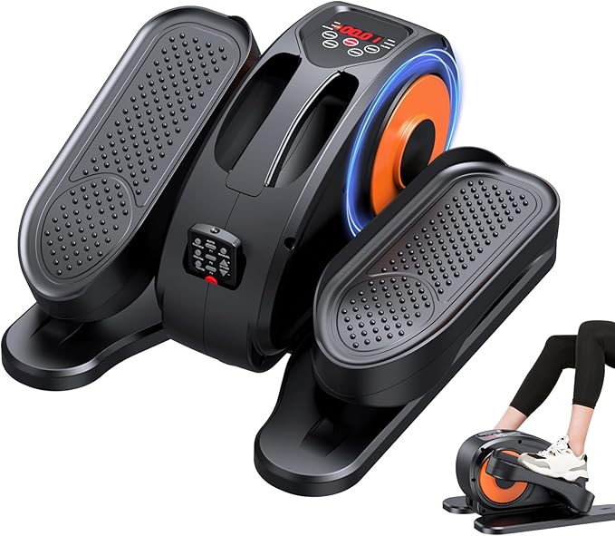 Under Desk Elliptical, Electric Seated Pedal Exerciser, Quiet & Compact Mini Ellipse Leg Exercise... | Amazon (US)