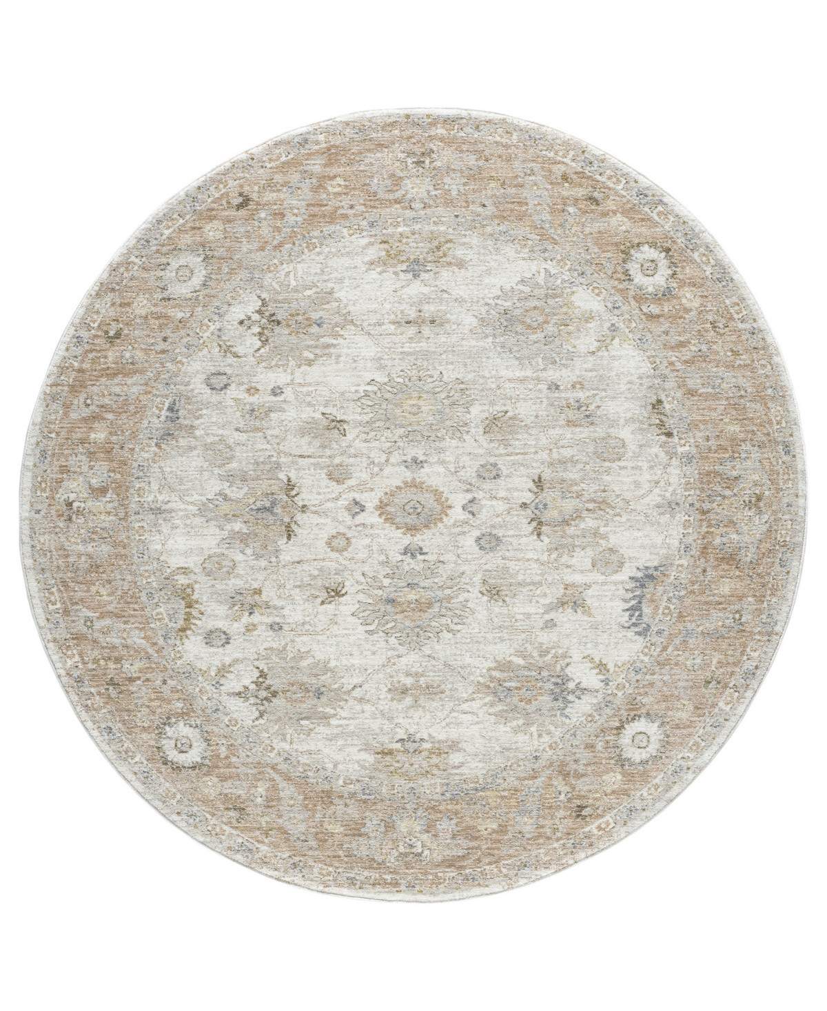 Lr Home Maria Mir-914 6'6"x6'6" Area Rug - Cream | Macy's