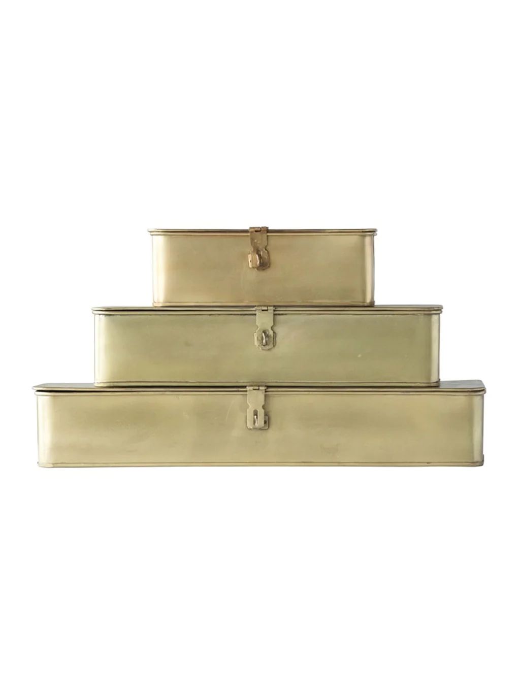Brass Boxes | Set of 3 | House of Jade Home