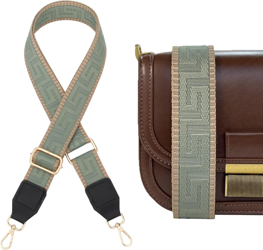 Wide Shoulder Strap Adjustable Shoulder Straps Purse Strap Crossbody Canvas Bag Handbag Replaceme... | Amazon (US)