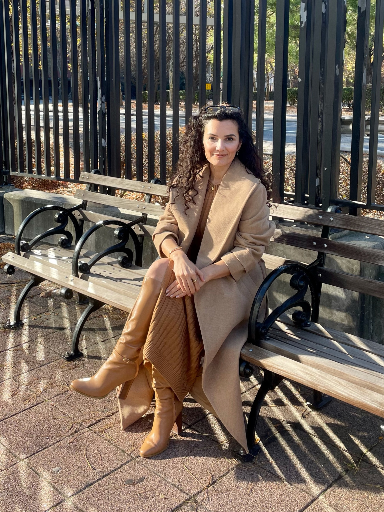 This Beige coat and tall boot outfit is so elegant and comfortable 

#fallwinteroutfit 

#LTKSeasonal #LTKCyberweek #LTKworkwear