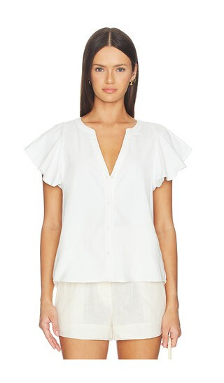 Brochu Walker Darya Top in Ivory. - size M | Revolve Clothing (Global)