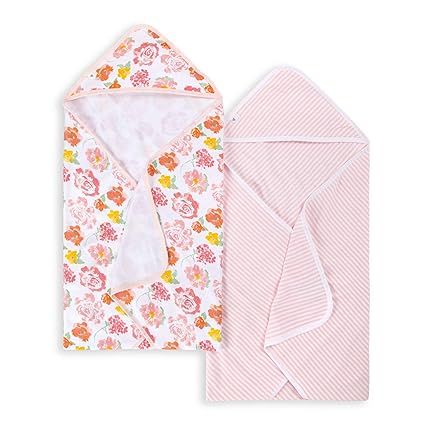 Burt's Bees Baby - Hooded Towels, Absorbent Knit Terry, Super Soft Single-Ply, 100% Organic Cotto... | Amazon (US)