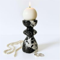 Marble Candle Holder, Stand, Modern Table Accent, Housewarming Gift Idea, Decor Piece, Stone Ornament, Luxury Home Decoration | Etsy (US)