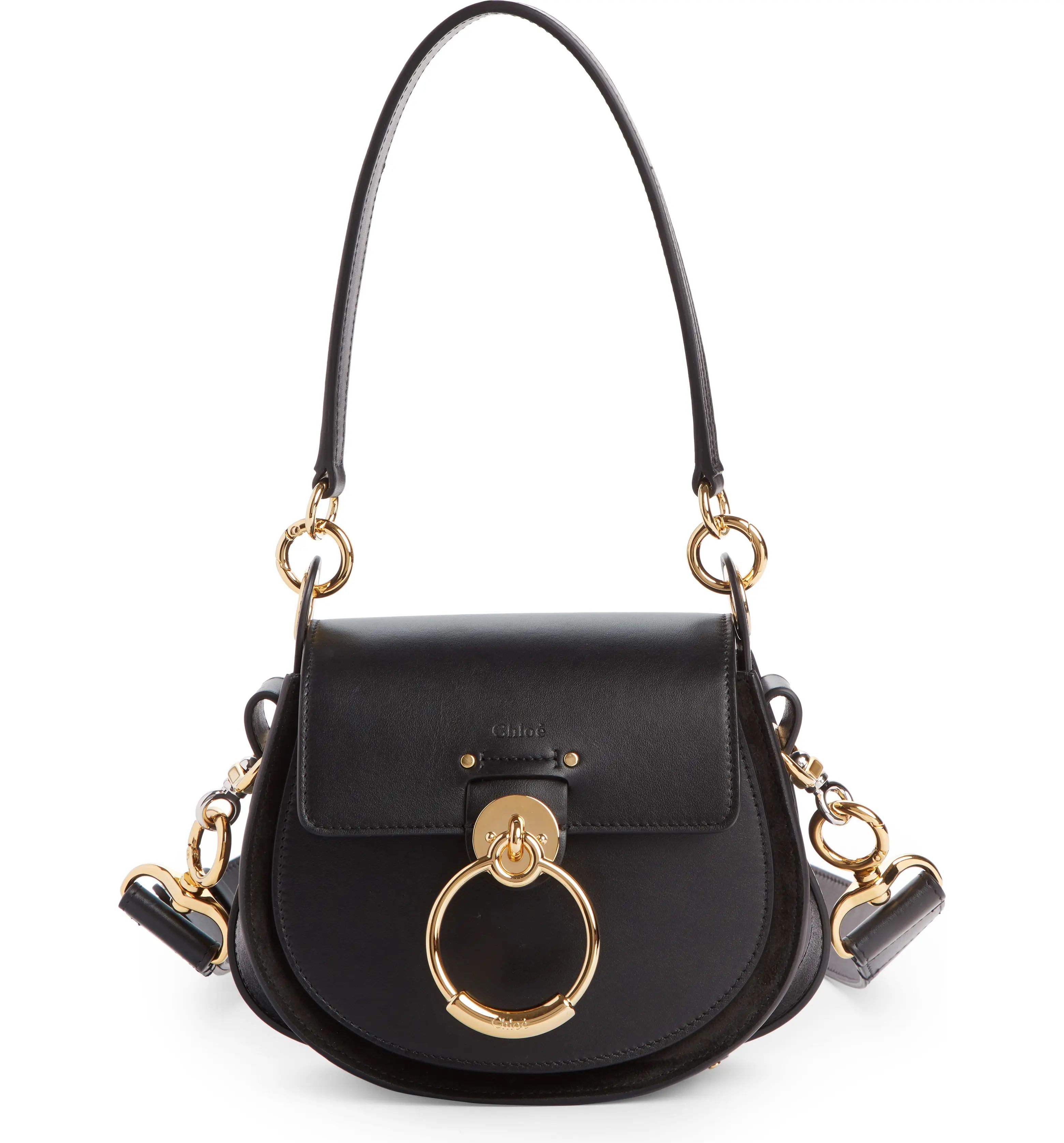 Small Tess Calfskin Leather Shoulder Bag | Nordstrom