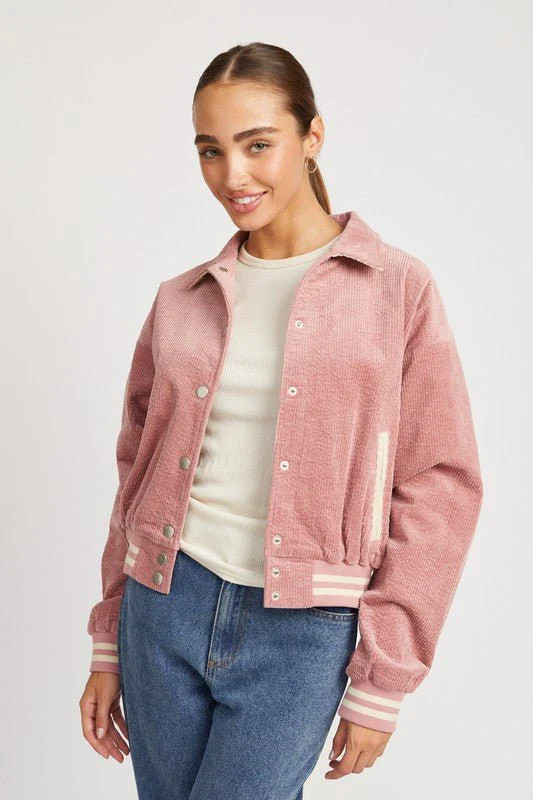 Pink Bomber Jacket | Fashion And Icon