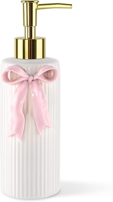 Dispensador de jabón de cerámica hecho a mano, dispensador de líquido de loción para manos, r... | Amazon (US)