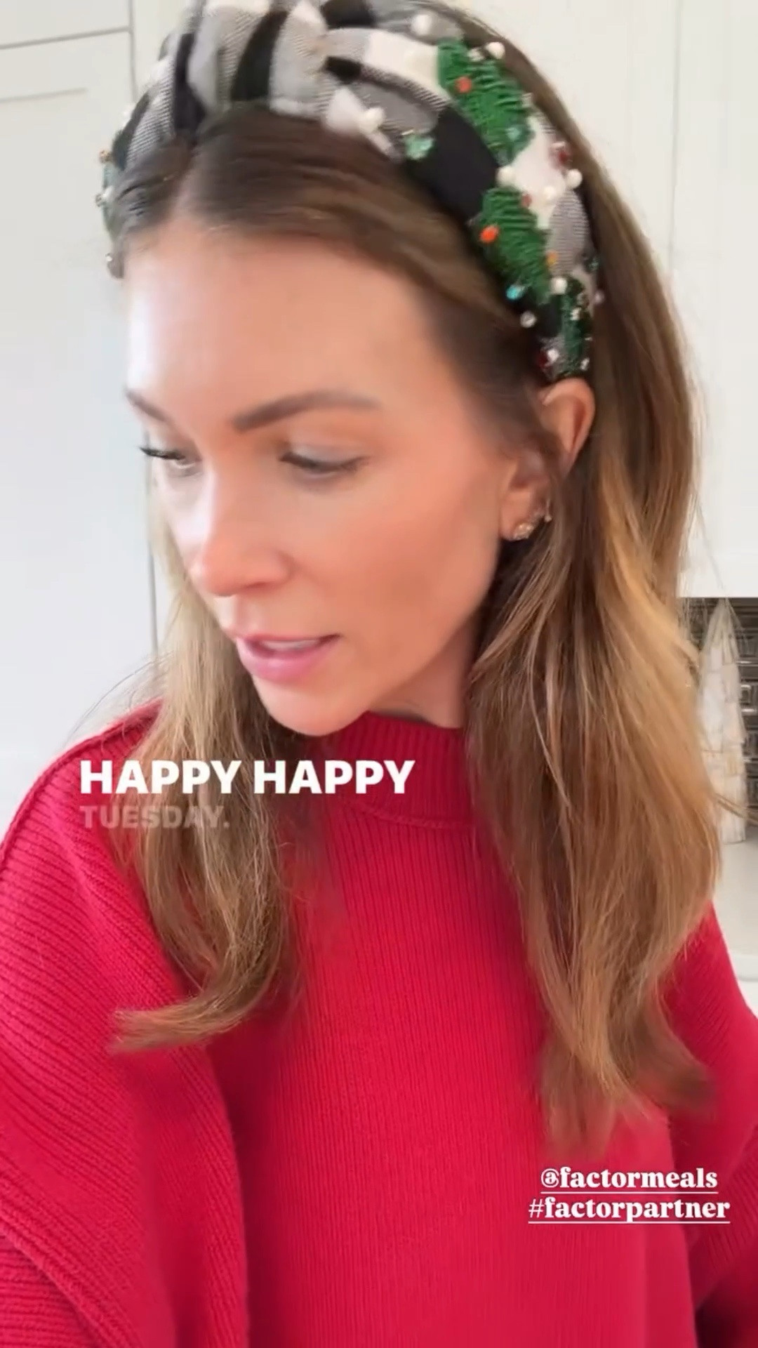 Today’s outfit from factor stories linked here!! 
Free people sweater size XS 
Levi jeans size 26
Amazon Christmas headband 

#LTKootd #LTKOver40 #LTKHoliday