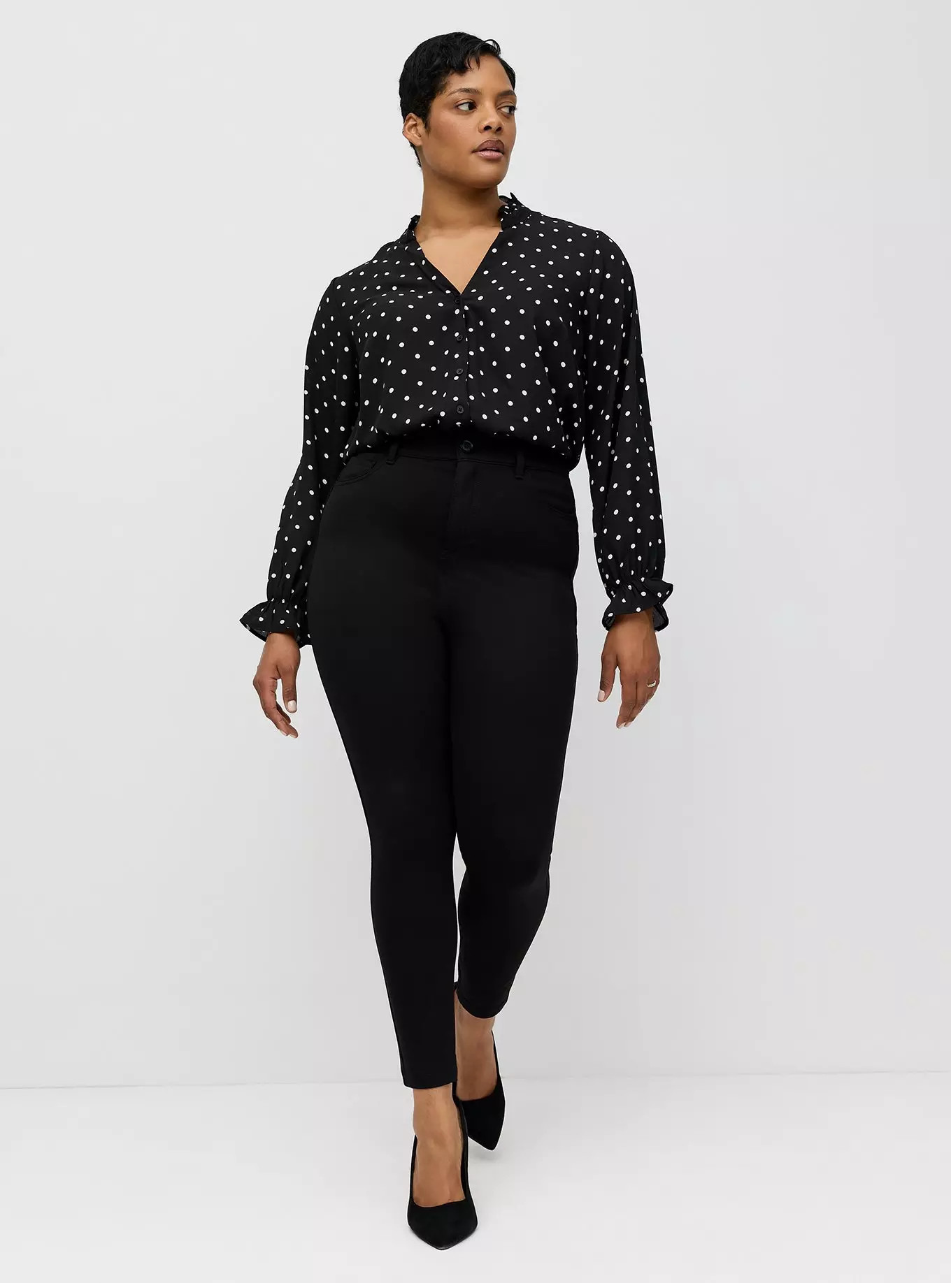 Bombshell Skinny Studio Luxe Ponte High-Rise Pant | Torrid (US & Canada)