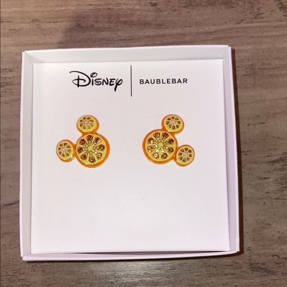 BaubleBar Orange Citrus Mickey Earrings | Poshmark
