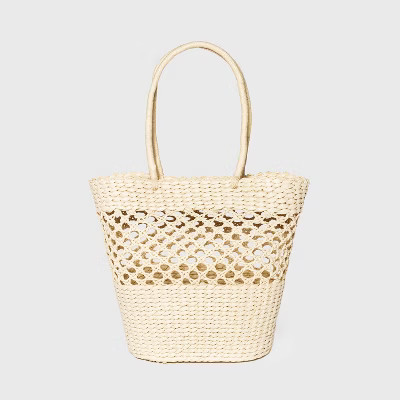 Straw Tote Handbag - Shade & Shore™ | Target