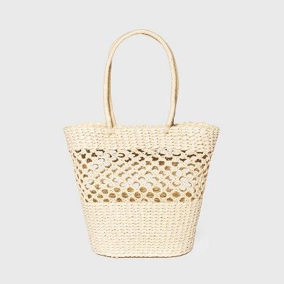 Straw Tote Handbag - Shade & Shore™ | Target