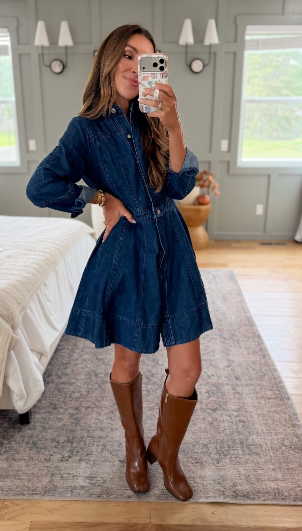 The perfect denim dress for fall… and the boots 🤩🤎

#shoes #falldress #fallboots #denim

#LTKootd #LTKWorkwear #LTKBump