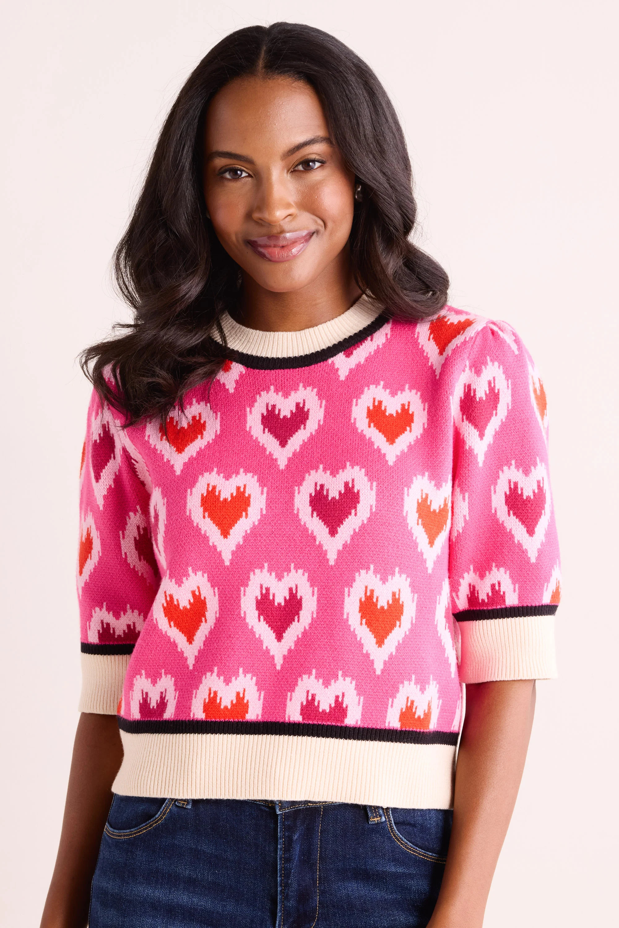 Aimee Sweater- Pink | Avara