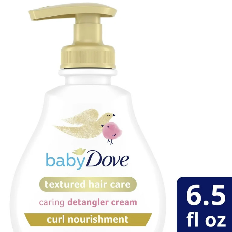 Baby Dove Curl Nourishment Curly Hair Conditioner Detangling Cream, 6.5 oz | Walmart (US)