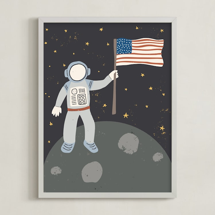 Up in Space Astronaut | Minted