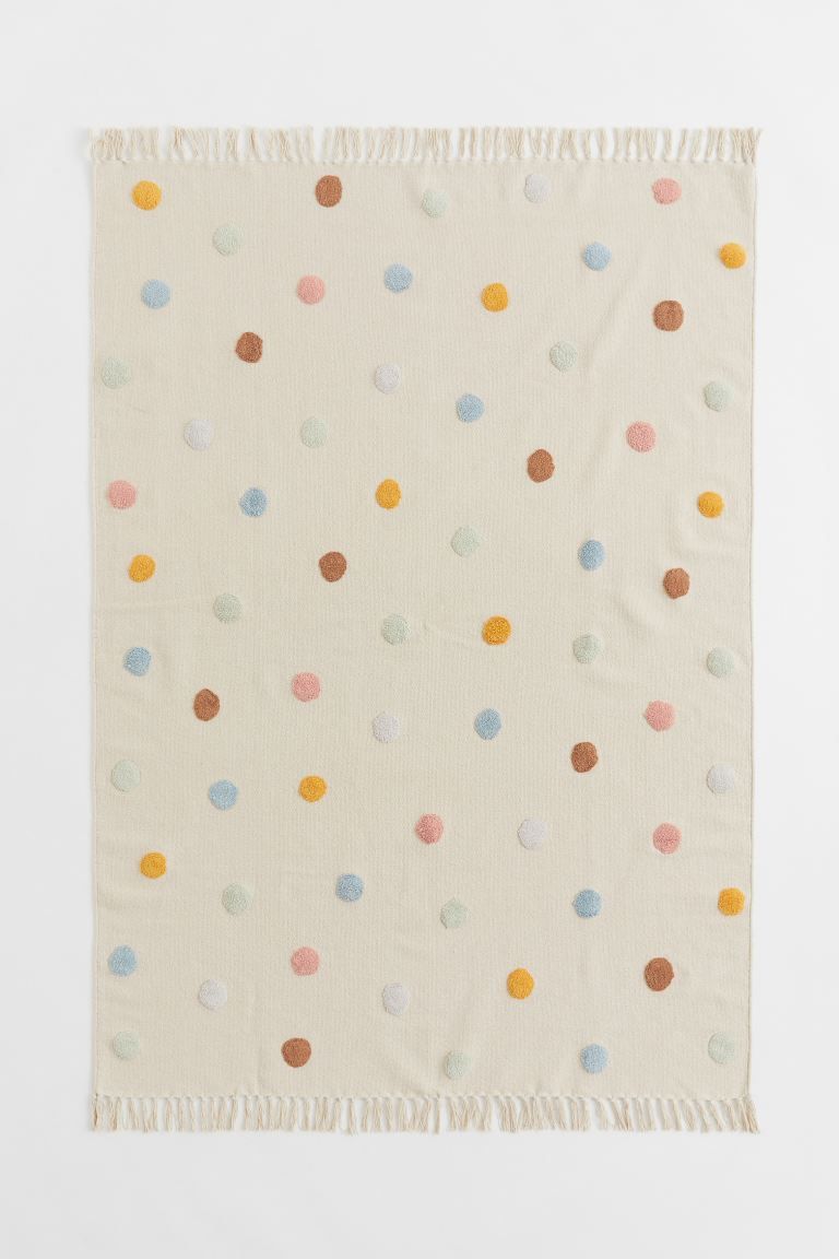 Tufted-spot cotton rug | H&M (UK, MY, IN, SG, PH, TW, HK)