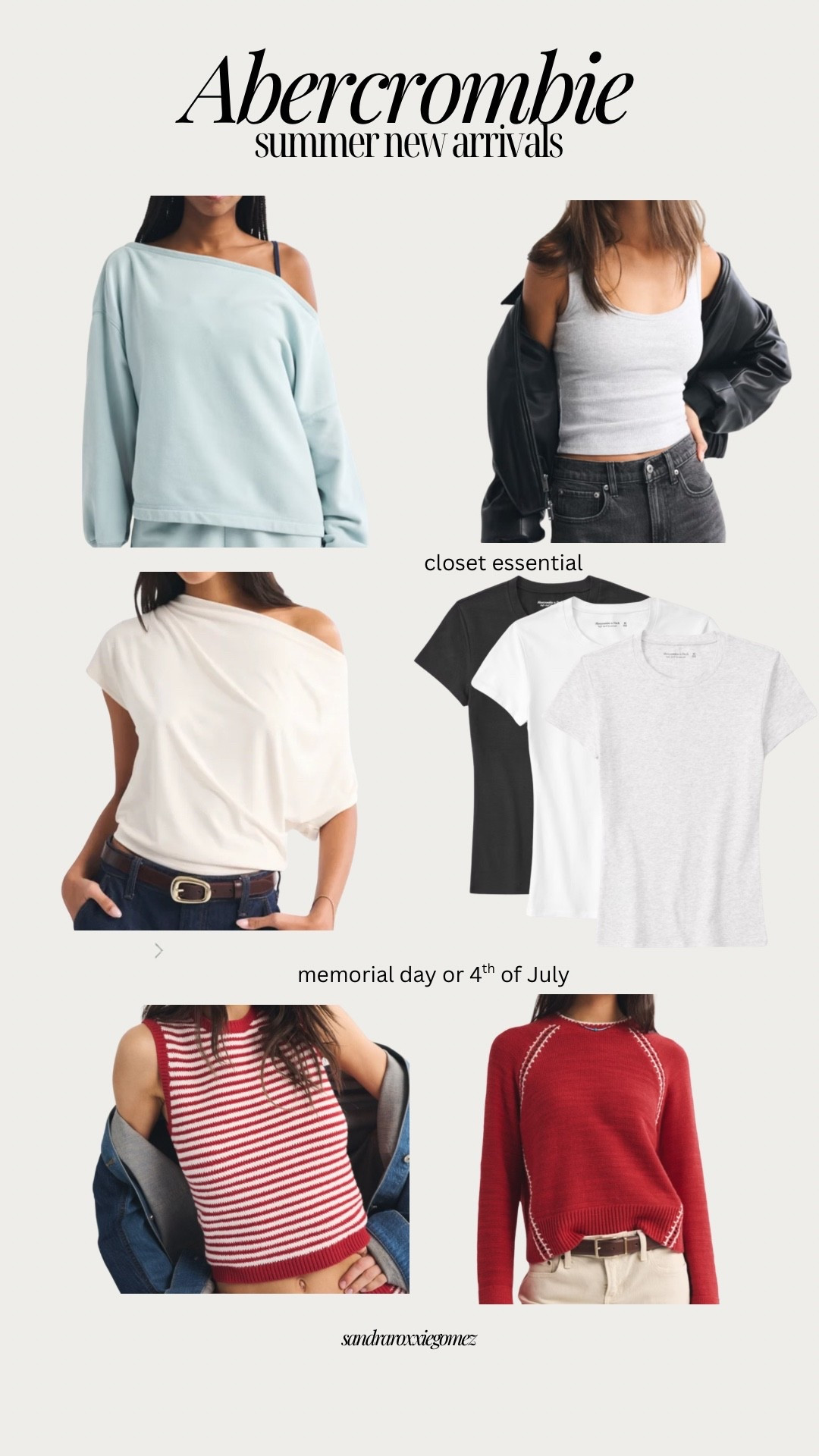 New at Abercrombie 

I love their tee’s & tanks. such great basics is you’re looking to build w capsule!

#LTKSeasonal #LTKSaleAlert #LTKootd
