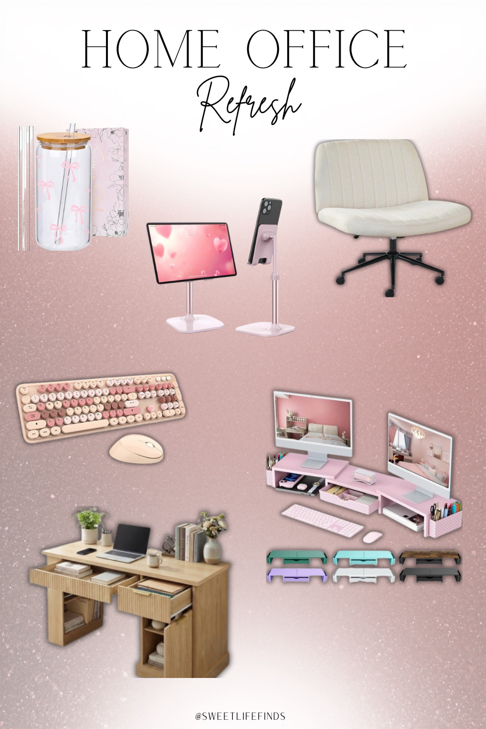 These home office refresh finds are so good for making your workspace feel prettier and more put together. Cute functional pieces that make workdays, planning, and desk time feel a little more elevated. #SweetLifeByKourtney #HomeOfficeRefresh #DeskSetup #AmazonFinds 

 #LTKHome