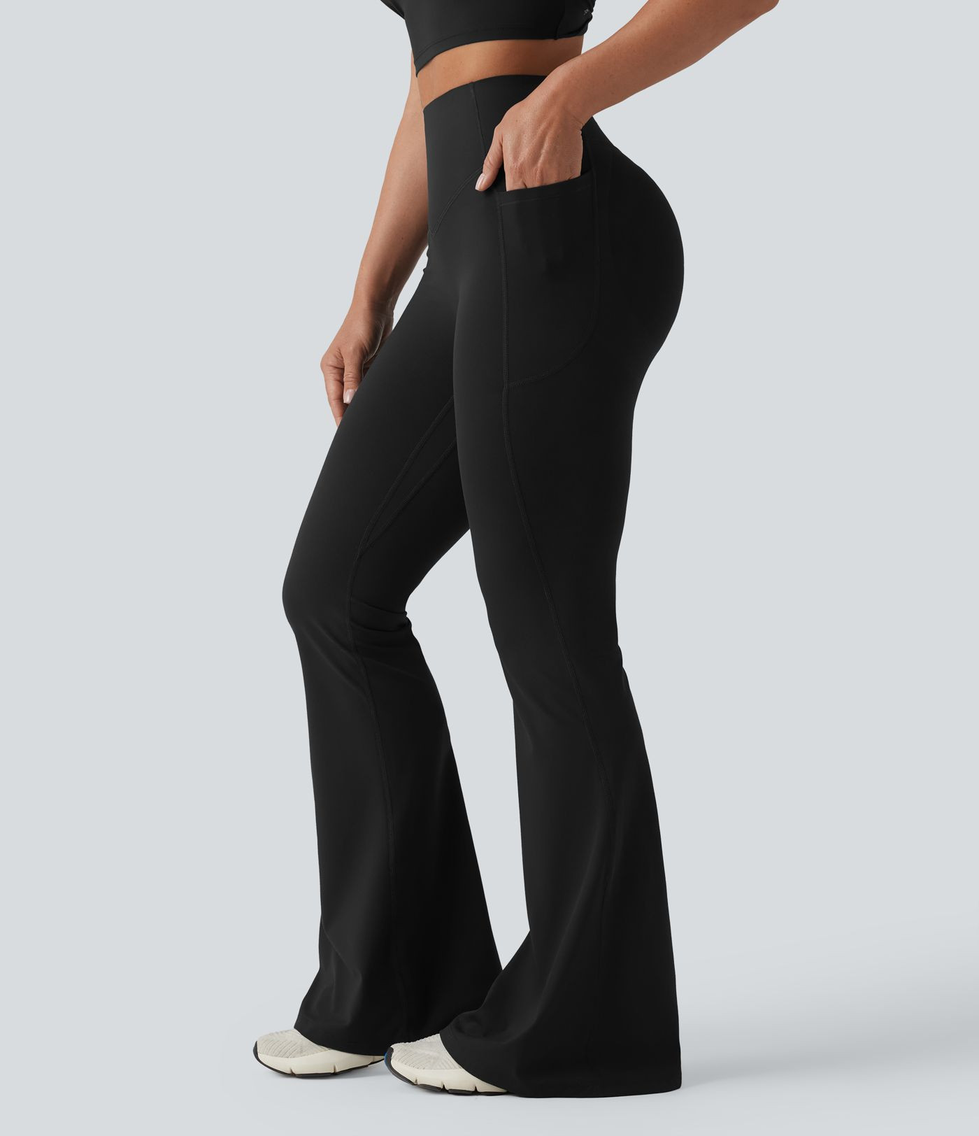 Women’s Halara UltraSculpt™ High Waisted Scrunch Butt Lifting Tummy Control Shaping Yoga Flar... | HALARA