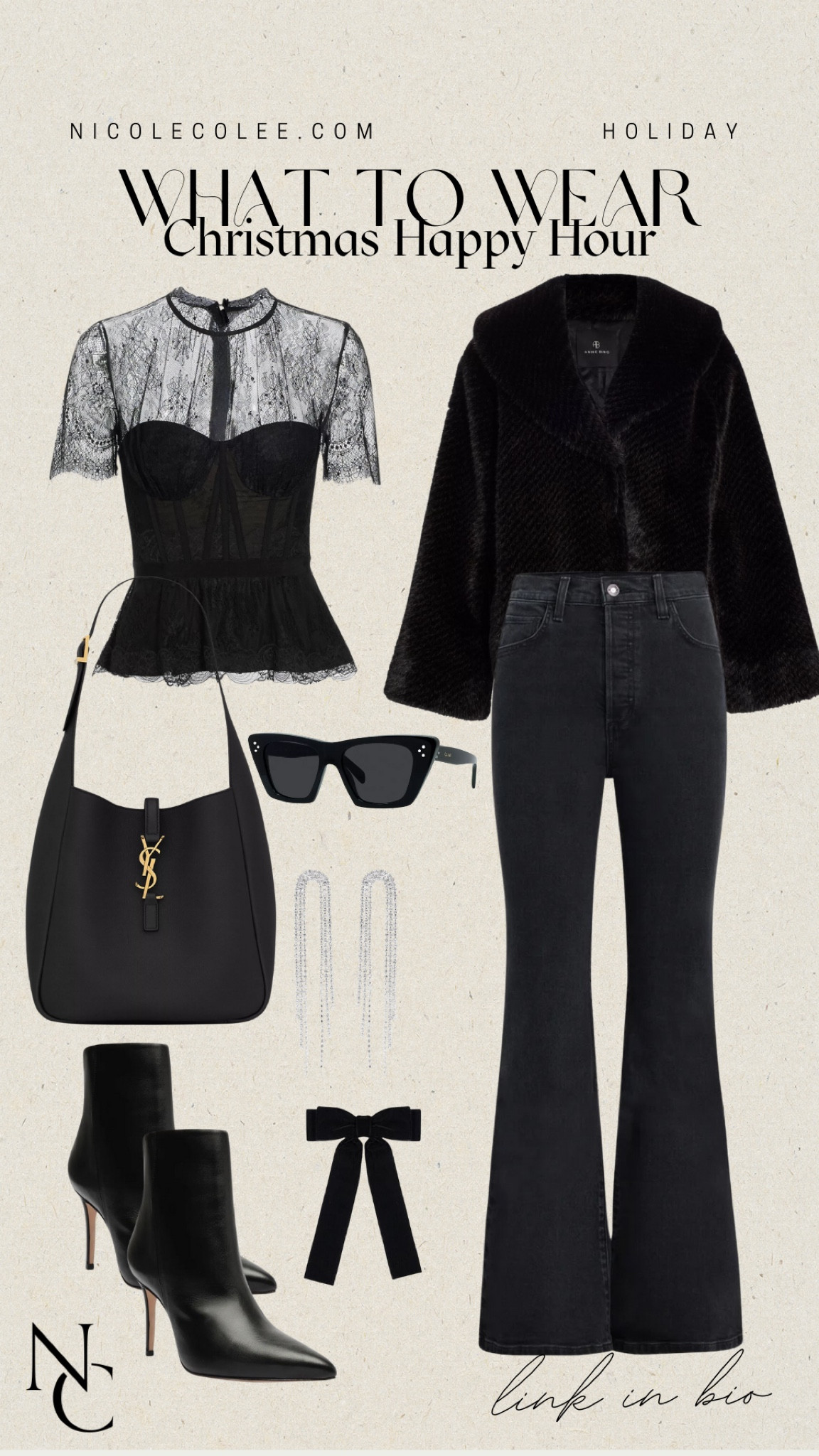 What to wear:  Christmas Happy Hour ❤️🍒

I wear a size small in top and 25 in denim. 

Outfit ideas, holiday style, casual style, winter outfit, Schutz, Saks, Favorite Daughter, Amazon, YSL, Celine

#nicolecolee #holiday #holidayoutfit #holidaystyle #fashionstyle #influencer #fashionblogger #christmas 


#LTKGiftGuide #LTKSeasonal #LTKHoliday