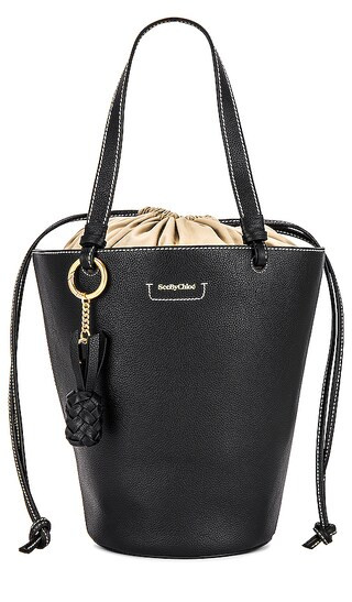Cecilia Tote Bag in Black | Revolve Clothing (Global)