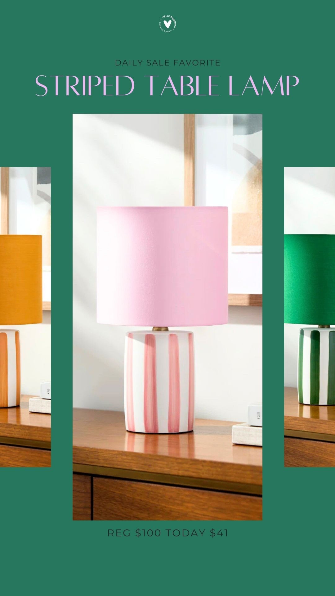 daily sale fav | striped table lamp 

#LTKHome #LTKSaleAlert