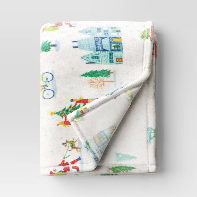 Holiday Printed Plush Throw Blanket – Wondershop™ | Target