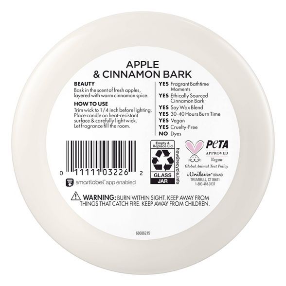 Beloved Apple & Cinnamon Bark Candle - 11.5oz | Target
