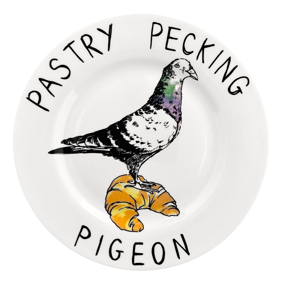 Pastry  Pigeon Side Plate | Wolf & Badger (US)