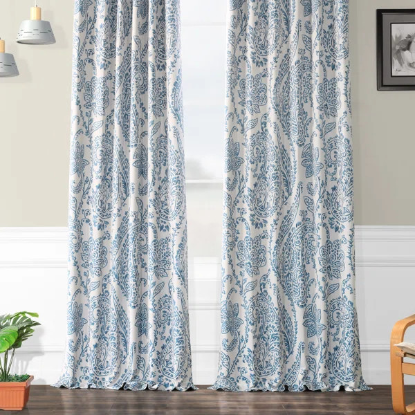 Alexiyana Printed Room Darkening Curtains for Living Room - Bedroom Curtains for Large Window Sin... | Wayfair North America