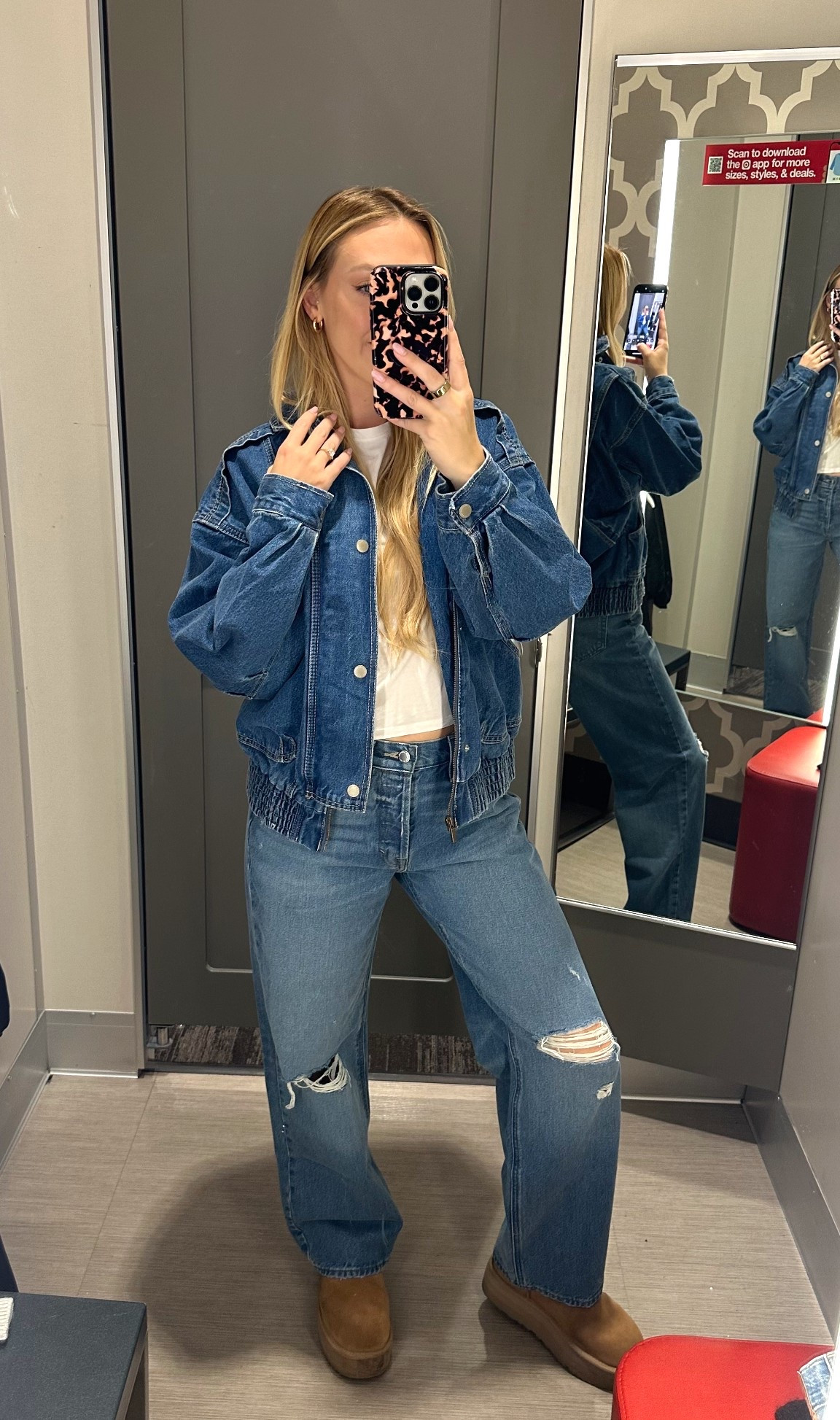 This denim jacket has been one of my Target favorites for awhile and it’s on sale for circle week! Linked here along with the jeans which are also 30% off! 

#LTKSeasonal #LTKFindsUnder50 #LTKStyleTip