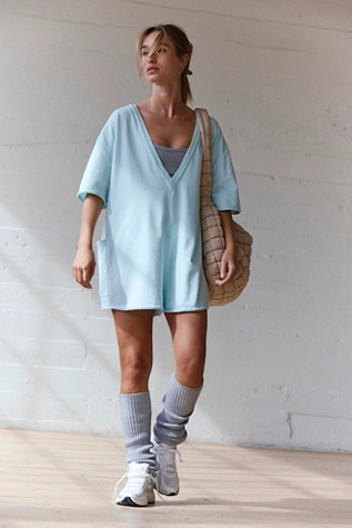 Hot Shot Tee Romper | Free People (Global - UK&FR Excluded)