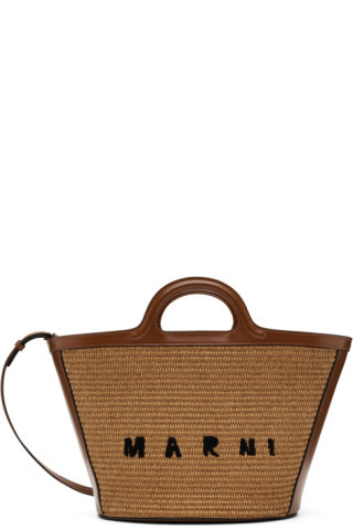 Tan Tropicalia Small Tote | SSENSE