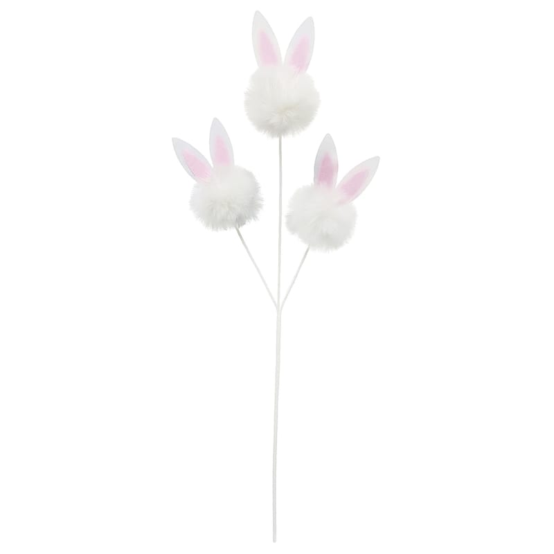White Easter Bunny Pick, 20" | At Home