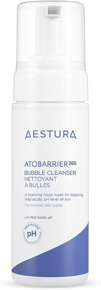 AESTURA ATOBARRIER365 BUBBLE CLEANSER | Foaming Face Wash with Mild Acidic pH formula | Rich Mous... | Amazon (UK)