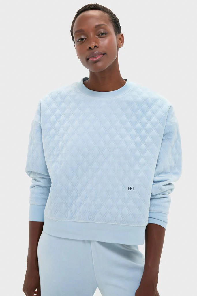 Blue Fog Velour Bennett Pullover | Tuckernuck (US)