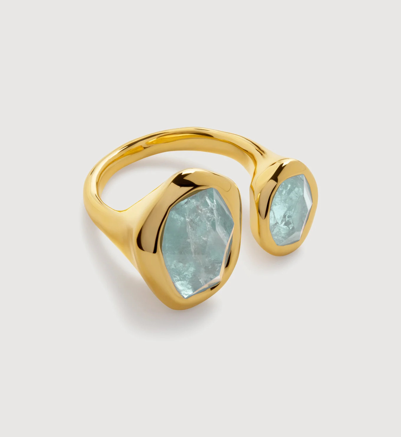 Odyssey Gemstone Open Ring | Monica Vinader (US)