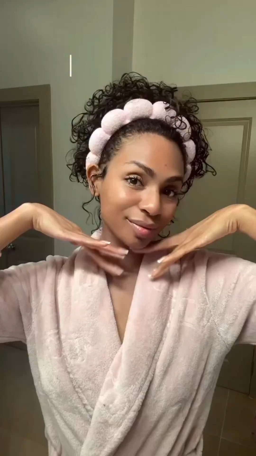 Bedtime skincare routine 🫧🧖🏾‍♀️🎀

Let’s get ready for bed! My winter hydrating bedtime skincare routine is all about deep moisture, repair, and waking up with plump, glowing skin ar in love with my current hydrating skincare routine especially with this cold winter weather we’re having in Maryland.

I start by cleansing with the Byroe Kiwi Detox Gel Cleanser, followed by the Byroe English Breakfast Toner to gently purity and rebalance my skin. I also gently exfoliate using an exfoliating cloth to remove build up and skin trapped beneath the surface.

Next, I layer the is Clinical Hydra-Cool Serum for instant hydration and calming benefits, then lock in moisture with the COSRX Snail Mucin Essence to support skin repair and elasticity.

I go in with Elm Bioscience A30 Serum to nourish and strengthen my skin barrier, followed by the OneSkin Moisturizer to seal everything in overnight. For targeted care, I apply SkinMedica Face & Neck Cream just on my neck because the neck deserves love too.

I finish with LongJuve MedSpa’s Cocoa Butter Chapstick for soft, hydrated lips while I sleep. Wrapped up in my comfy, fluffy pink Juicy Couture robe, this routine is my favorite way to wind down and give my skin exactly what it needs during the colder months 💕

{ bedtime routine, bedtime skincare routine, bedtime skincare black girls, bedtime skincare products, bedtime skin care, night time routine, night time skincare black girl, night time skincare routine, skincare influencer, skincare content creator } 

#LTKBeauty #LTKmorningroutine #LTKgrwm