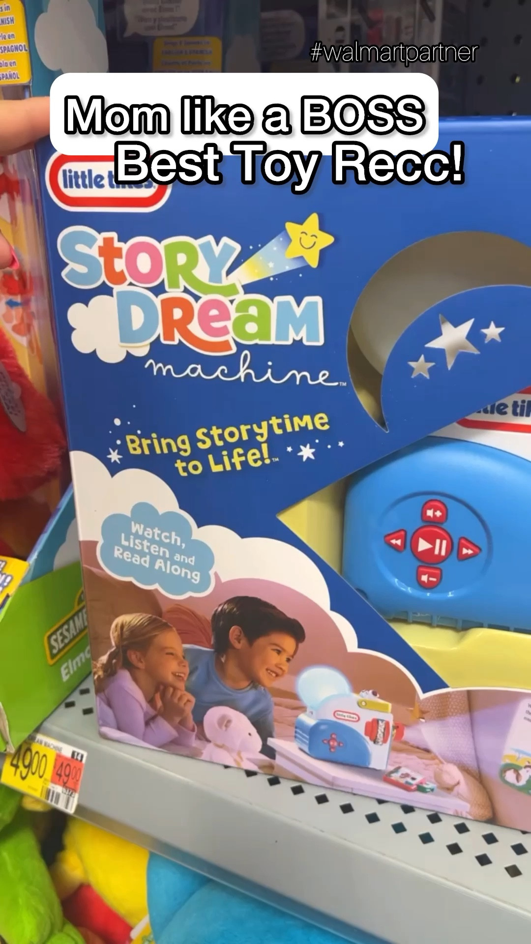 #ad One of the best toys from @Walmart I’ve bought my kids this year hands down is this Storytime projector!  I know its going to sell out so I’ll put it under “Shop my videos” so you can find it before it does! #fisherprice #bestkidstoys #besttoddlertoys #bestparentingproducts 

#LTKfamily #LTKGiftGuide #LTKkids