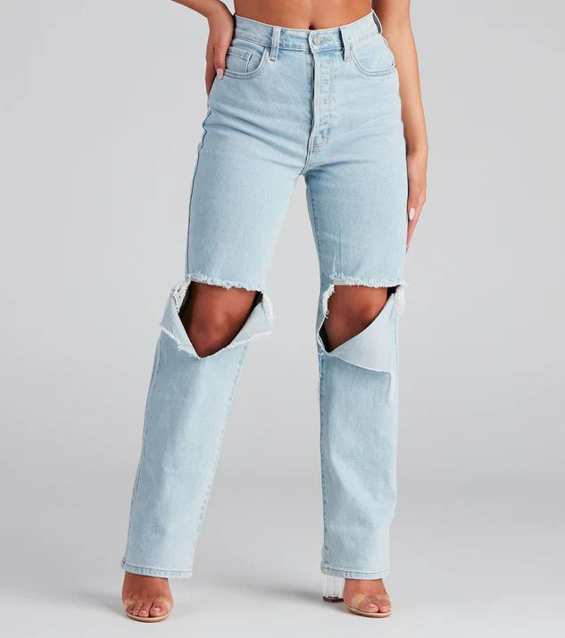 Good Vibes High Rise Boyfriend Jeans | Windsor Stores