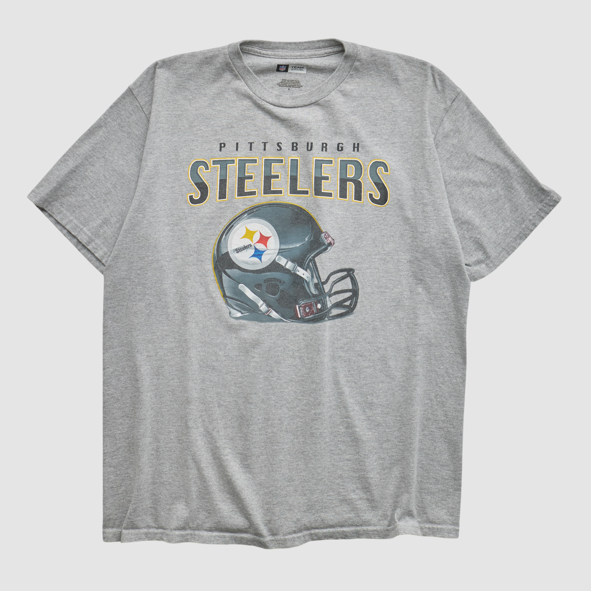 Pittsburgh Steelers NFL 2010s T-shirt - Heather Gray - S by Fanatics Real Vintage | Fanatics