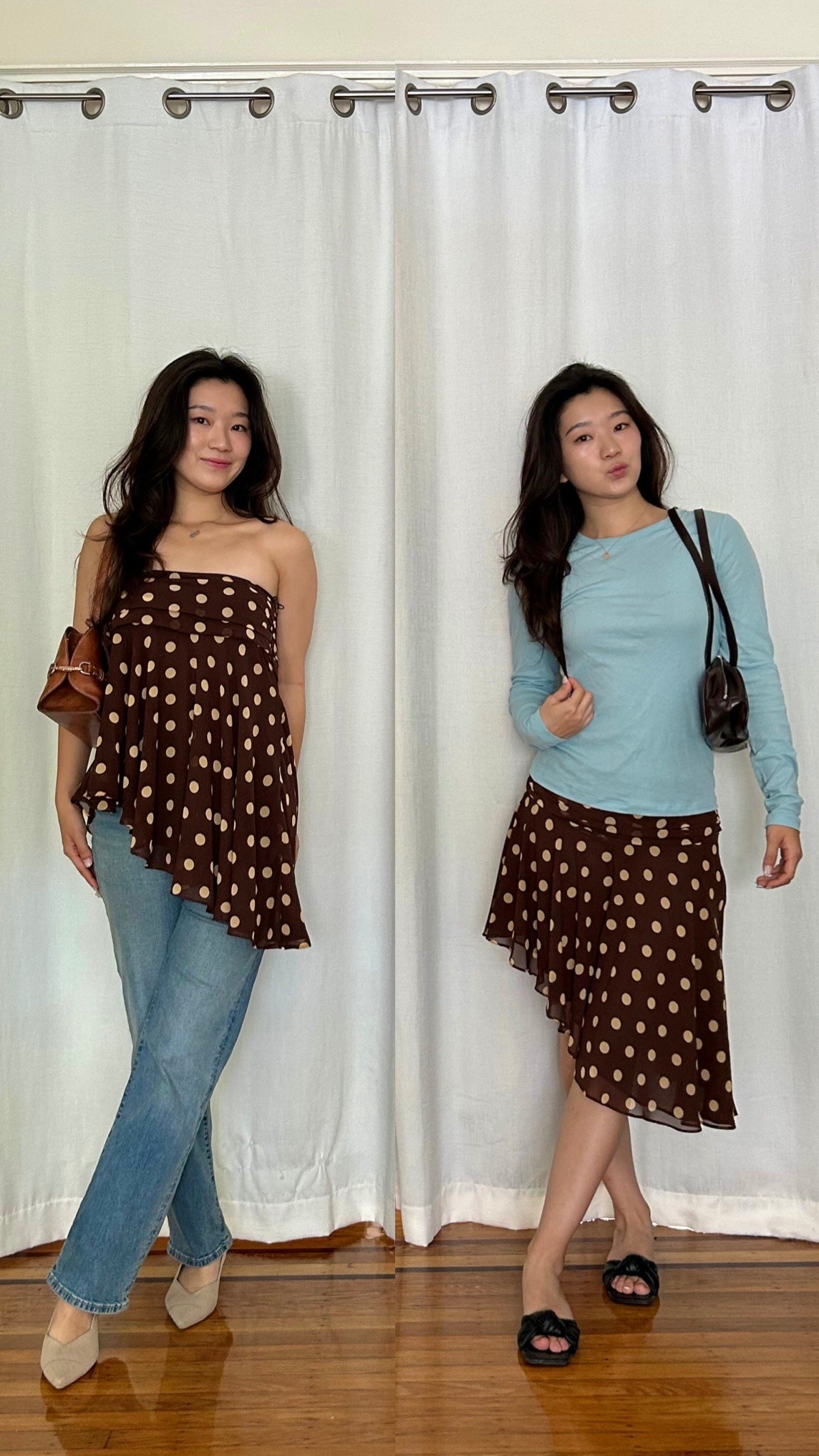 latest reel 🤎🩵 team top or midi skirt?

#LTKootd #LTKU #LTKPetite