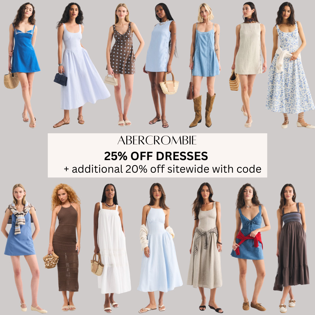 ABERCROMBIE SALE: 25% off dresses + additional 20% off sitewide with code AFLTK


Abercrombie code, sale, summer dress, summer outfit, euro travel outfit, vacation outfits beach, Italy outfit, European trip, Spain trip

#LTKootd #LTKTravel #LTKSaleAlert
