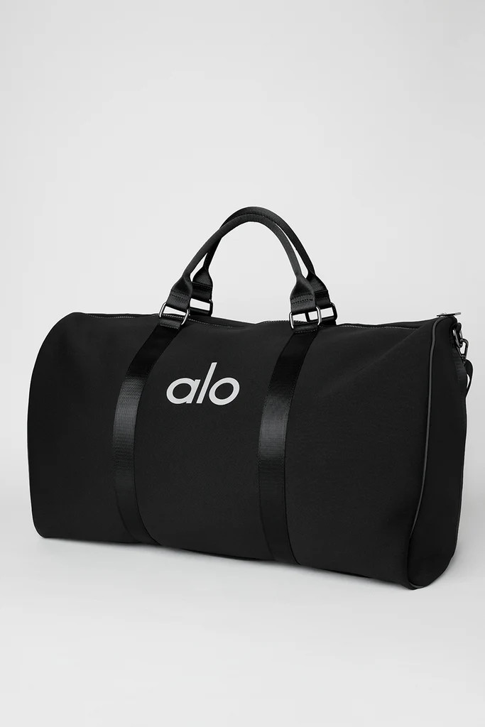 Large Traverse Duffle - Black/Silver | Alo Yoga (US)