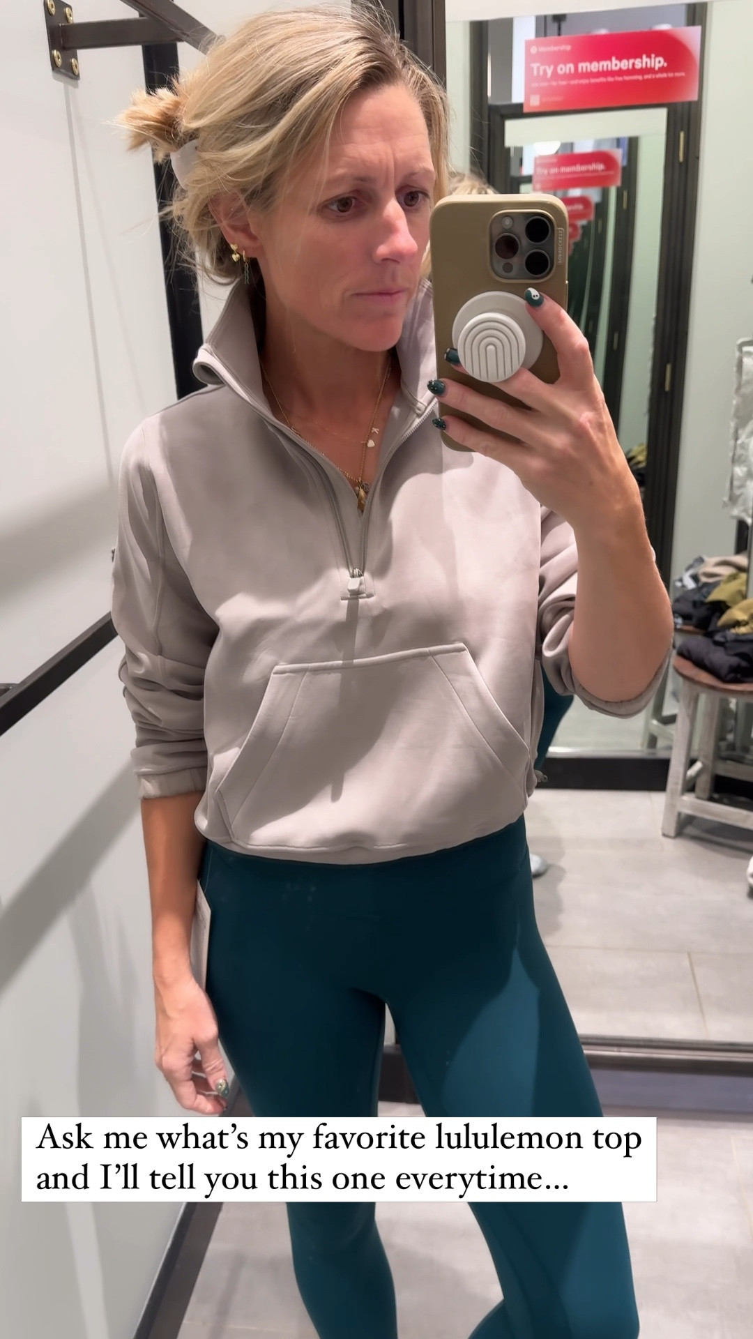 I own it in two colors and pretty sure I’ll get a third. It’s the softest fabric and a great cropped fit with a cinchable waist.

#GiftForHer #Activewear #FallOutfit #ActiveOutfit #GiftForMom #GiftForDaughters 

#LTKActive #LTKWatchNow #LTKSeasonal